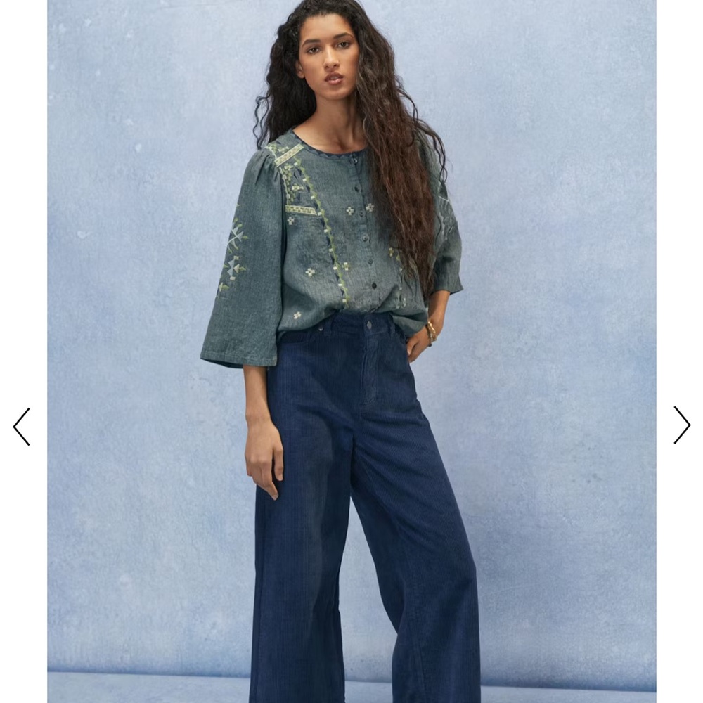 WRAP London Linen Blouse - Picture 4 of 15